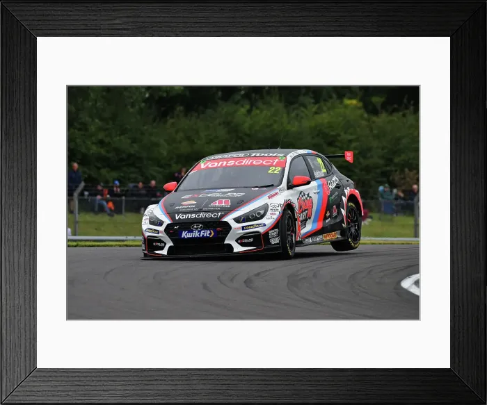 Framed Print : CJ14 6555 Nick Halstead, Hyundai i30N, Team Bristol Street Motors Framed Print : CJ14 6555 Nick Halstead, Hyundai i30N, Team Bristol Street Motors