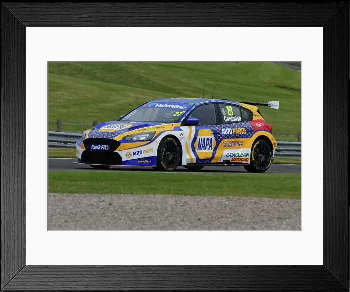 Framed Print : CJ14 7043 Dan Cammish, Ford Focus ST, NAPA Racing UK Framed Print : CJ14 7043 Dan Cammish, Ford Focus ST, NAPA Racing UK