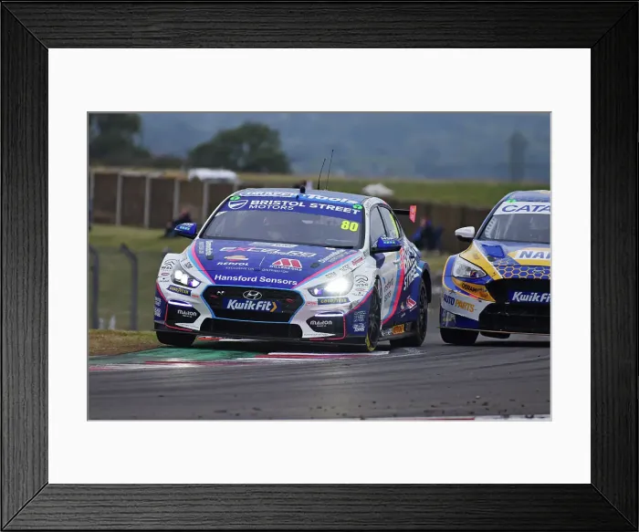 Framed Print : CJ14 7113 Tom Ingram, Hyundai i30N, Team Bristol Street Motors Framed Print : CJ14 7113 Tom Ingram, Hyundai i30N, Team Bristol Street Motors