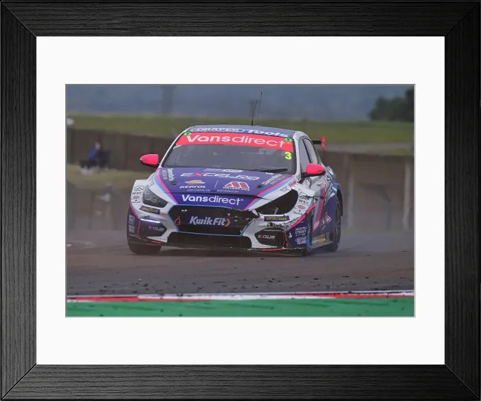 Framed Print : CJ14 7122 Tom Chilton, Hyundai i30N, Team Bristol Street Motors Framed Print : CJ14 7122 Tom Chilton, Hyundai i30N, Team Bristol Street Motors