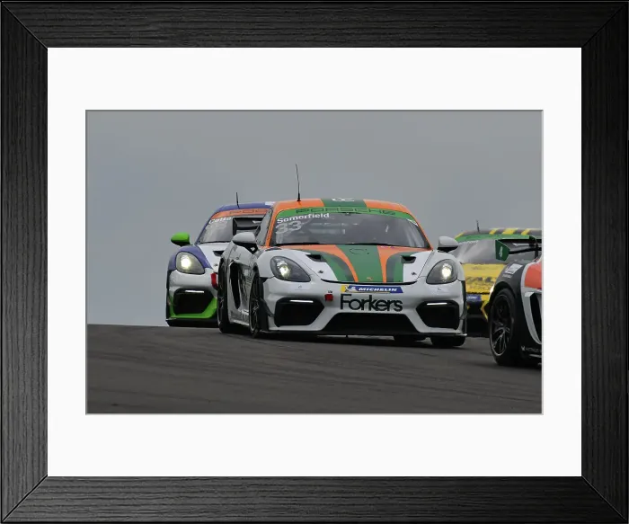 Framed Print : CJ14 6791 Reece Somerfield, Porsche 718 Cayman GT4 RS Clubsport, Breakell Racing Framed Print : CJ14 6791 Reece Somerfield, Porsche 718 Cayman GT4 RS Clubsport, Breakell Racing