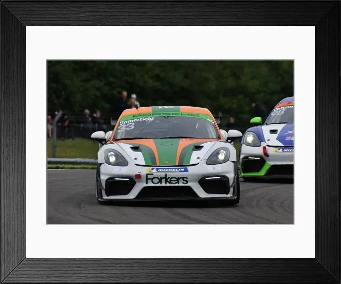 Framed Print : CJ14 6812 Reece Somerfield, Porsche 718 Cayman GT4 RS Clubsport, Breakell Racing Framed Print : CJ14 6812 Reece Somerfield, Porsche 718 Cayman GT4 RS Clubsport, Breakell Racing