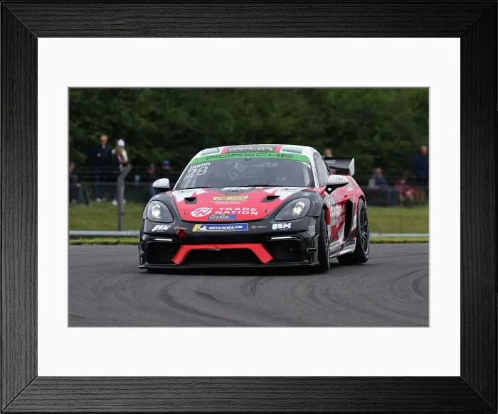 Framed Print : CJ14 6817 George Jaxon, Porsche 718 Cayman GT4 RS Clubsport, Q Mix Concrete with JWB Motorsport Framed Print : CJ14 6817 George Jaxon, Porsche 718 Cayman GT4 RS Clubsport, Q Mix Concrete with JWB Motorsport