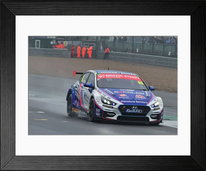 Framed Print : CJ14 9964 Tom Ingram, Hyundai i30N, Team BRISTOL STREET MOTORS Framed Print : CJ14 9964 Tom Ingram, Hyundai i30N, Team BRISTOL STREET MOTORS