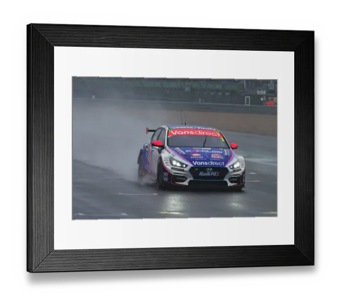 Framed Print : CJ14 9971 Tom Chilton, Hyundai i30N, Team BRISTOL STREET MOTORS Framed Print : CJ14 9971 Tom Chilton, Hyundai i30N, Team BRISTOL STREET MOTORS