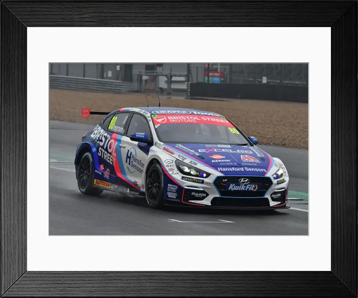 Framed Print : CJ14 9982 Tom Ingram, Hyundai i30N, Team BRISTOL STREET MOTORS Framed Print : CJ14 9982 Tom Ingram, Hyundai i30N, Team BRISTOL STREET MOTORS