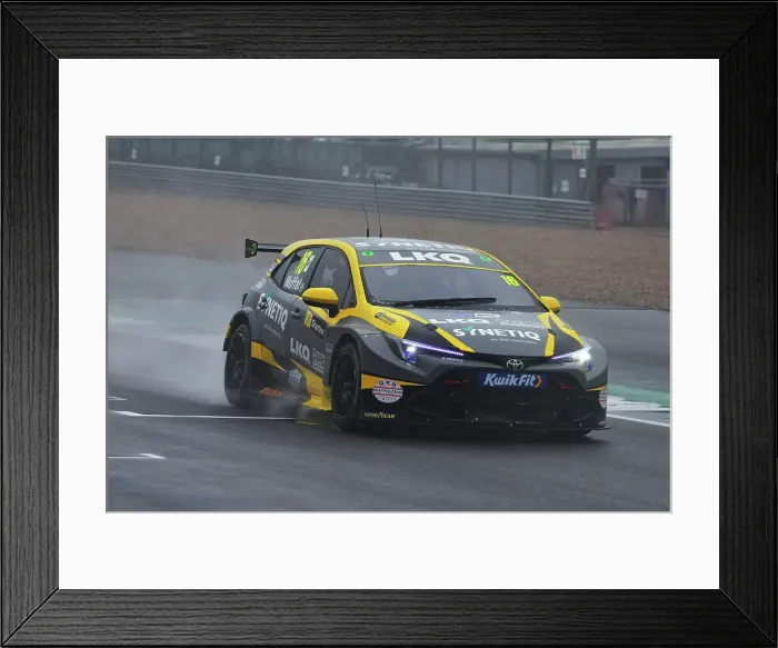 Framed Print : CJ14 9996 Aiden Moffat, Toyota Corolla GR Sport, LKQ Euro Car Parts with SYNETIQ