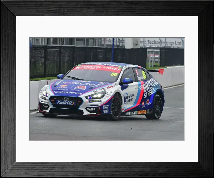 Framed Print : CJ15 0067 Tom Ingram, Hyundai i30N, Team BRISTOL STREET MOTORS Framed Print : CJ15 0067 Tom Ingram, Hyundai i30N, Team BRISTOL STREET MOTORS