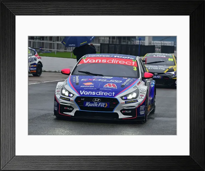 Framed Print : CJ15 0072 Tom Chilton, Hyundai i30N, Team BRISTOL STREET MOTORS Framed Print : CJ15 0072 Tom Chilton, Hyundai i30N, Team BRISTOL STREET MOTORS