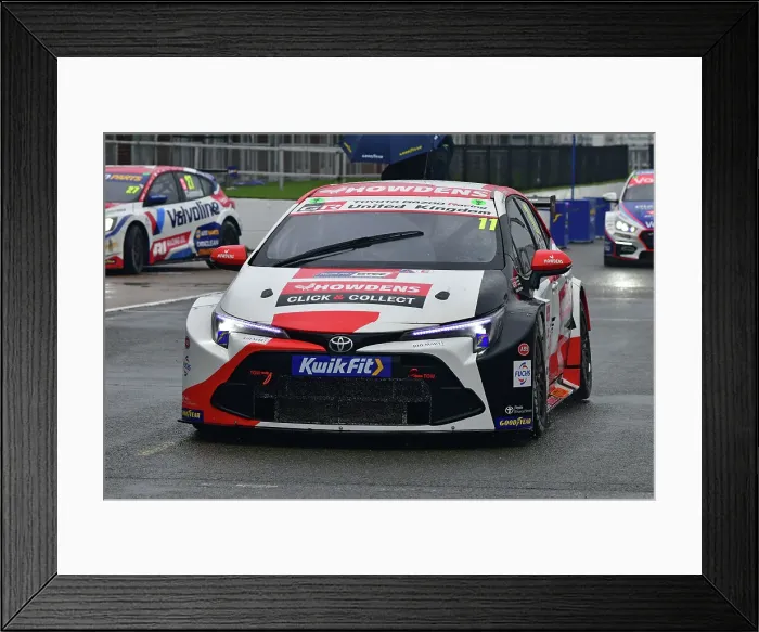 Framed Print : CJ15 0075 Andrew Watson, Toyota Corolla GR Sport, TOYOTA Gazoo Racing UK
