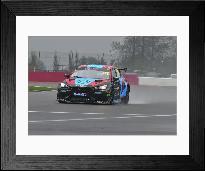 Framed Print : CJ15 1192 Chris Smiley, Cupra Leon, Restart Racing