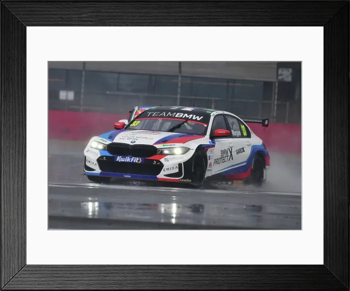 Framed Print : CJ15 1222 Adam Morgan, BMW 330e M Sport, Team BMW Framed Print : CJ15 1222 Adam Morgan, BMW 330e M Sport, Team BMW