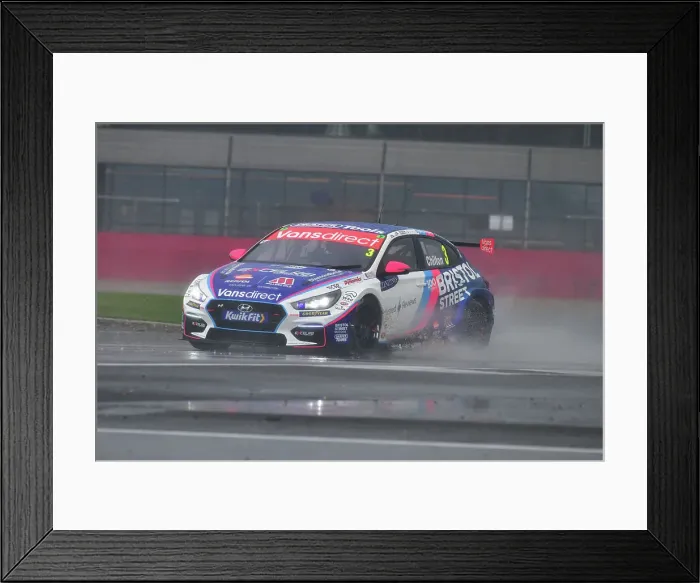 Framed Print : CJ15 1235 Tom Chilton, Hyundai i30N, Team Bristol Street Motors Framed Print : CJ15 1235 Tom Chilton, Hyundai i30N, Team Bristol Street Motors