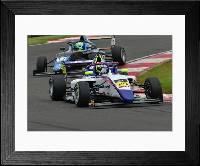 Framed Print : CJ14 6892 August Raber, Xcel Motorsport Framed Print : CJ14 6892 August Raber, Xcel Motorsport