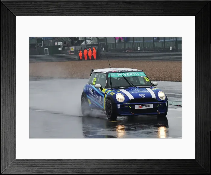 Framed Print : CJ14_9872 James Black, Graves Motorsport, MINI Cooper.jpg Framed Print : CJ14_9872 James Black, Graves Motorsport, MINI Cooper.jpg