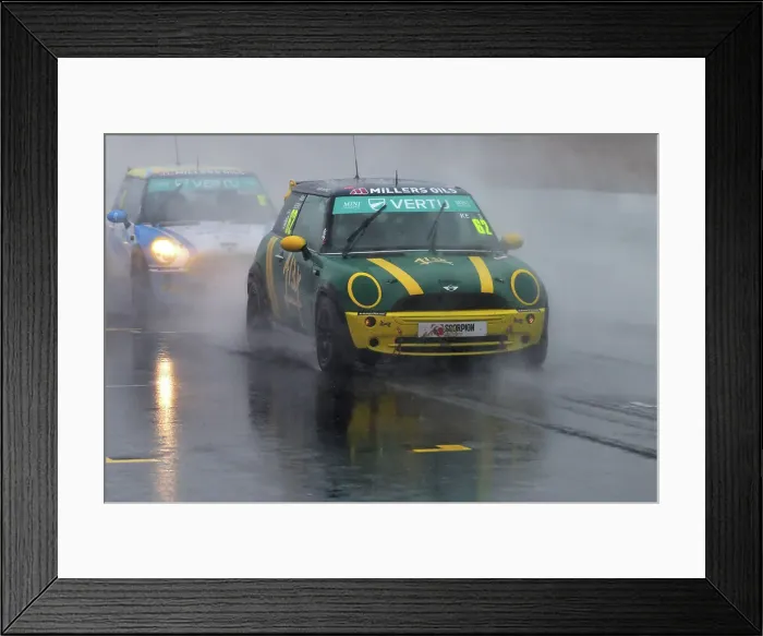 Framed Print : CJ14_9867 Alex Keens, MINI Cooper, Graves Motorsport.jpg Framed Print : CJ14_9867 Alex Keens, MINI Cooper, Graves Motorsport.jpg