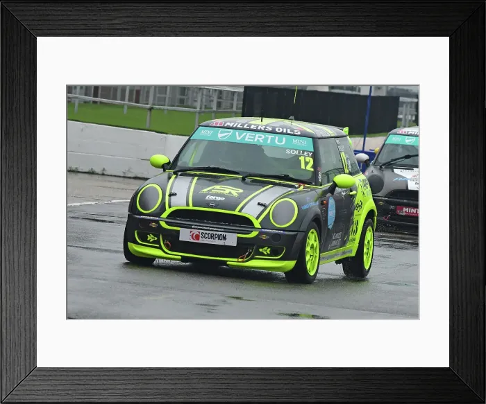 Framed Print : CJ14_9941 Alex Solley, MIMI Cooper, Graves Motorsport.jpg Framed Print : CJ14_9941 Alex Solley, MIMI Cooper, Graves Motorsport.jpg