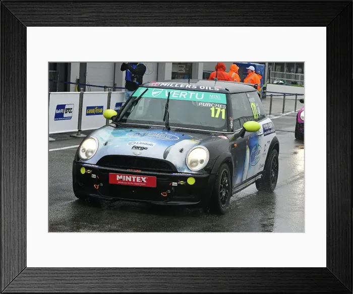 Framed Print : CJ14_9947 Leo Purches, MINI Cooper, Graves Motorsport.jpg Framed Print : CJ14_9947 Leo Purches, MINI Cooper, Graves Motorsport.jpg