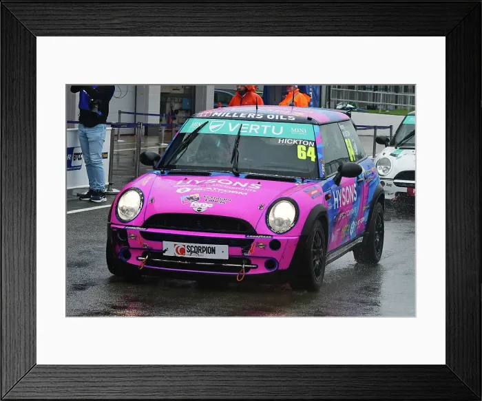 Framed Print : CJ14_9948 Harry Hickton, MINI Cooper, Westbourne Motorsport.jpg Framed Print : CJ14_9948 Harry Hickton, MINI Cooper, Westbourne Motorsport.jpg