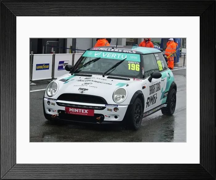 Framed Print : CJ14_9949 Ronnie Smith, MINI Cooper, Chandler Motorsport.jpg Framed Print : CJ14_9949 Ronnie Smith, MINI Cooper, Chandler Motorsport.jpg