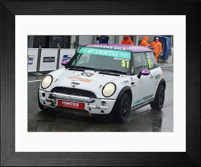 Framed Print : CJ14_9950 Craig Morgan, MINI Cooper, Chandler Motorsport.jpg Framed Print : CJ14_9950 Craig Morgan, MINI Cooper, Chandler Motorsport.jpg