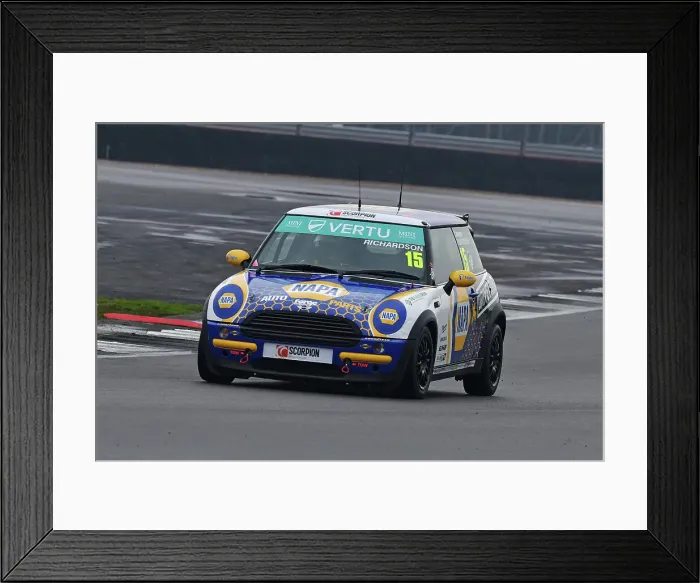 Framed Print : CJ15_0845 Cameron Richardson, MINI Cooper, NAPA Racing UK.jpg Framed Print : CJ15_0845 Cameron Richardson, MINI Cooper, NAPA Racing UK.jpg