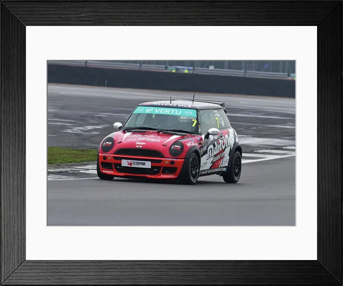 Framed Print : CJ15_0850 Tommy Watson, MINI Cooper, EXCELR8 Motorsport.jpg Framed Print : CJ15_0850 Tommy Watson, MINI Cooper, EXCELR8 Motorsport.jpg