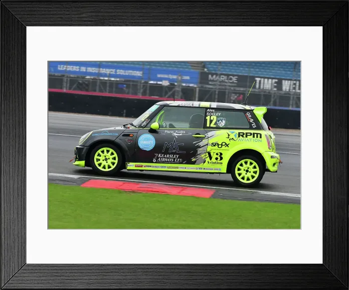 Framed Print : CJ15_0861 Alex Solley, MIMI Cooper, Graves Motorsport.jpg Framed Print : CJ15_0861 Alex Solley, MIMI Cooper, Graves Motorsport.jpg