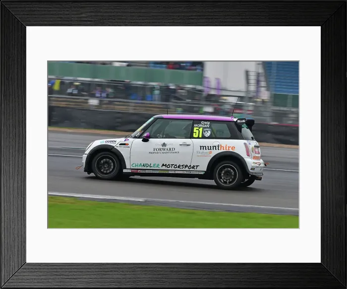 Framed Print : CJ15_0892 Craig Morgan, MINI Cooper, Chandler Motorsport.jpg Framed Print : CJ15_0892 Craig Morgan, MINI Cooper, Chandler Motorsport.jpg