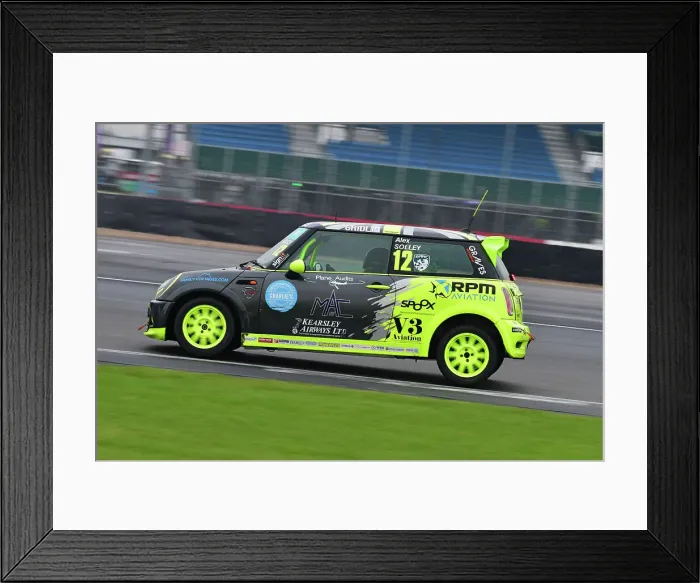 Framed Print : CJ15_0894 Alex Solley, MIMI Cooper, Graves Motorsport.jpg Framed Print : CJ15_0894 Alex Solley, MIMI Cooper, Graves Motorsport.jpg