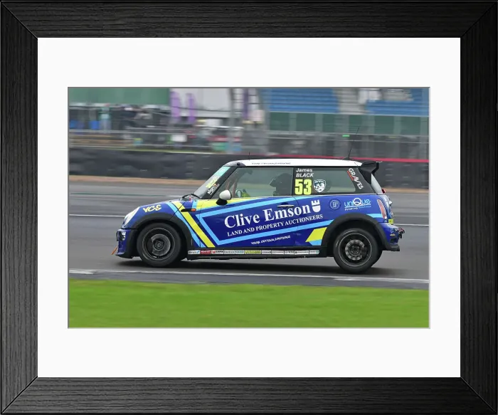 Framed Print : CJ15_0904 James Black, Graves Motorsport, MINI Cooper.jpg Framed Print : CJ15_0904 James Black, Graves Motorsport, MINI Cooper.jpg