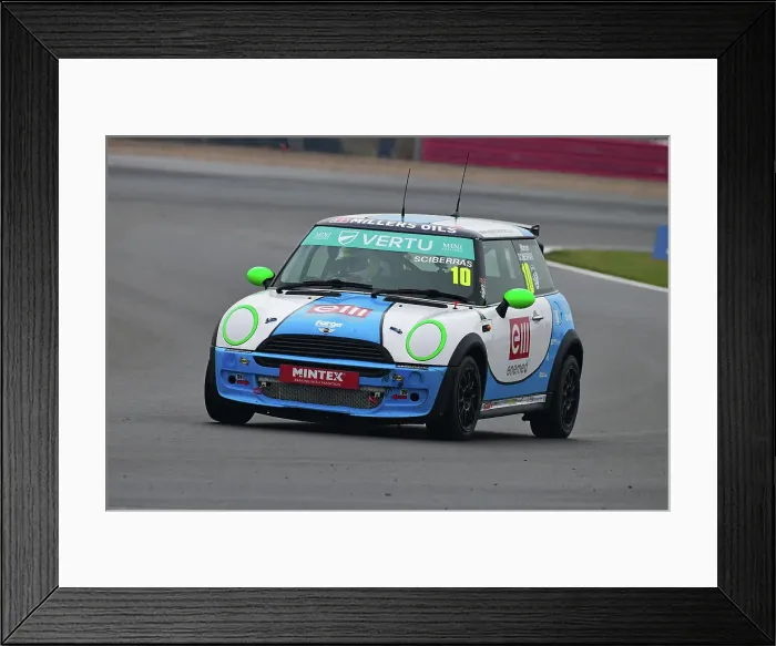 Framed Print : CJ15_0960 Warren Scibberas, MINI Cooper, Mannpower Motorsport.jpg Framed Print : CJ15_0960 Warren Scibberas, MINI Cooper, Mannpower Motorsport.jpg