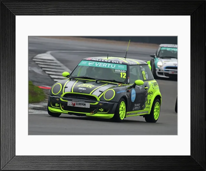 Framed Print : CJ15_0965 Alex Solley, MIMI Cooper, Graves Motorsport.jpg Framed Print : CJ15_0965 Alex Solley, MIMI Cooper, Graves Motorsport.jpg