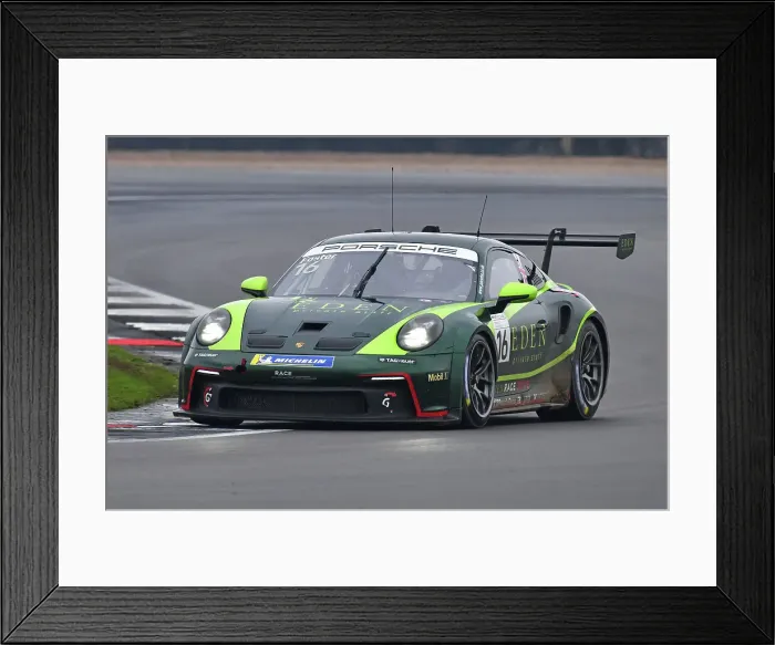 Framed Print : CJ15_0787 Harry Foster, Porsche 911 GT3 Cup, Eden Race Drive.jpg