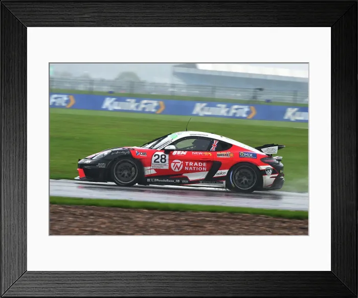 Framed Print : CJ15_0111 George Jaxon, Porsche 718 Cayman GT4 RS Clubsport, Q Mix Concrete with JWB Motorsport.jpg Framed Print : CJ15_0111 George Jaxon, Porsche 718 Cayman GT4 RS Clubsport, Q Mix Concrete with JWB Motorsport.jpg