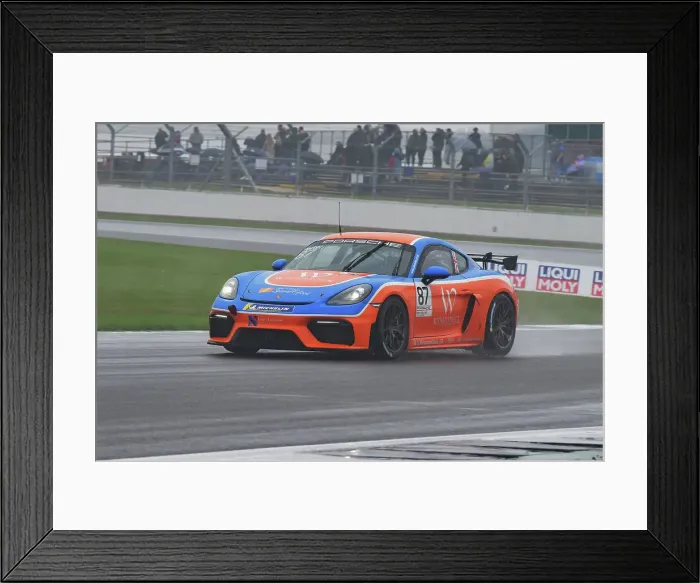 Framed Print : CJ15_0256 Paul Porter, Porsche 718 Cayman GT4 Clubsport, Team Parker Racing.jpg
