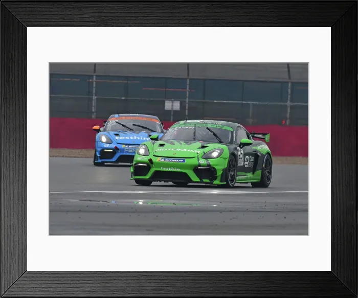 Framed Print : CJ15_1136 Matthew Kyle-Henney, Porsche 718 Cayman GT4 RS Clubsport, Clean Racing.jpg