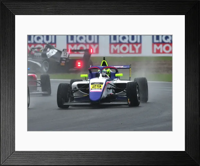Framed Print : CJ15_0303 August Raber, Xcel Motorsport.jpg