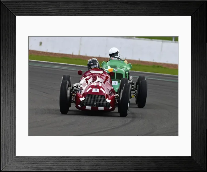 Framed Print : CJ13_7008 Peter Greenfield, Alfa Romeo Alfetta 158, Mark Gillies, ERA R3A.jpg Framed Print : CJ13_7008 Peter Greenfield, Alfa Romeo Alfetta 158, Mark Gillies, ERA R3A.jpg