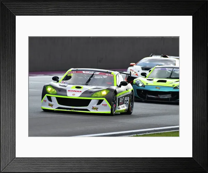 Framed Print : CJ14_5354 Lawrence Tomlinson, Freddie Tomlinson, Ginetta G56 GT4.jpg