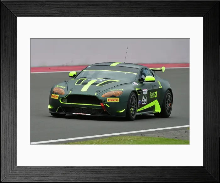 Framed Print : CJ14_1053 David Ward, Aston Martin GT4 R15.jpg Framed Print : CJ14_1053 David Ward, Aston Martin GT4 R15.jpg