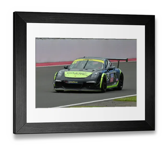 Framed Print : CJ14_1136 Billy Nairn, Carl Nairn, Porsche 911 GT3 Carrera Cup.jpg