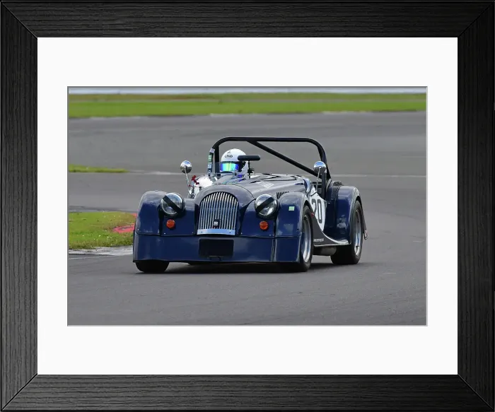 Framed Print : CJ14_0964 Tony Kilby, Morgan Roadster Lightweight.jpg