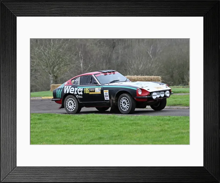 Framed Print : CZ1_1453 Nick Mason, Datsun 240Z Safari Car.jpg Framed Print : CZ1_1453 Nick Mason, Datsun 240Z Safari Car.jpg