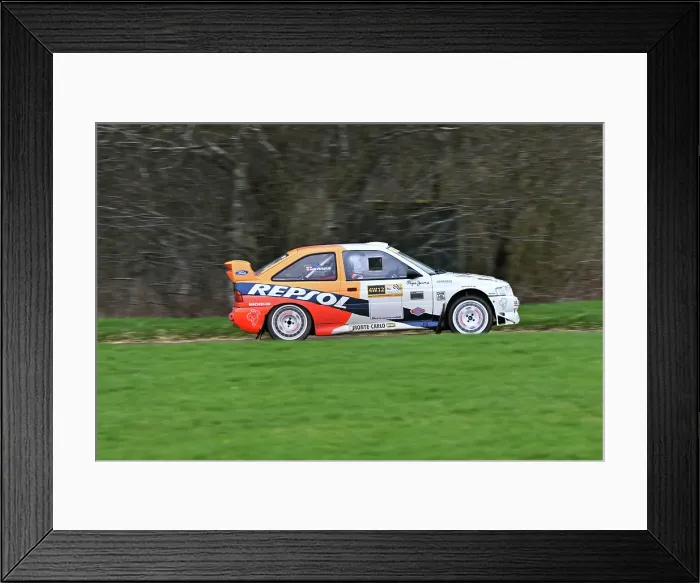 Framed Print : CZ1_1703 David Bonning, Robbie Sandford. Ford Escort RS Cosworth, Group A, jpg.jpg