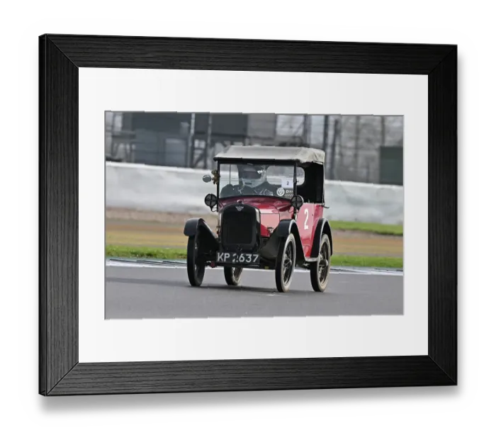 Framed Print : CZ1_0469 Mark Gold, Austin 7 Chummy.jpg