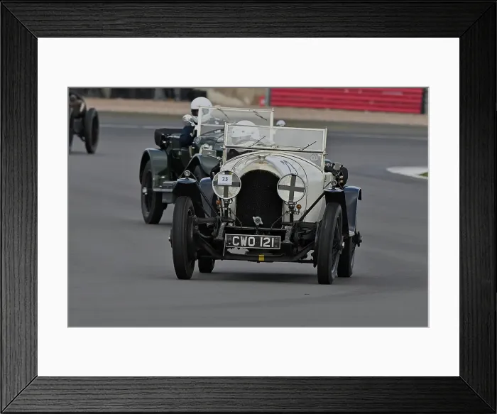 Framed Print : CZ1_0639 Vivian Bush, Bentley 3 litre.jpg