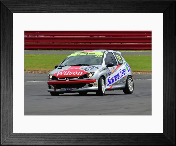 Framed Print : CJ14_0851 James Wilson, Peugeot 206 GTi.jpg Framed Print : CJ14_0851 James Wilson, Peugeot 206 GTi.jpg