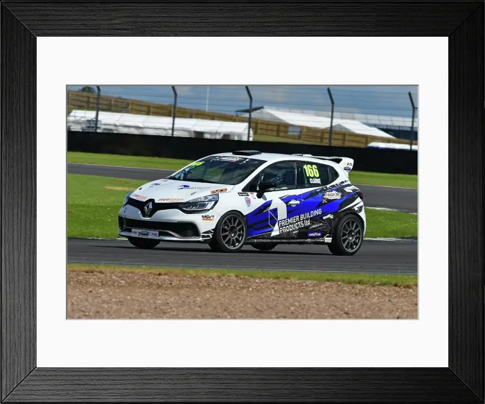 Framed Print : CJ14_1594 Richard Clarke, Renault Clio Cup.jpg Framed Print : CJ14_1594 Richard Clarke, Renault Clio Cup.jpg
