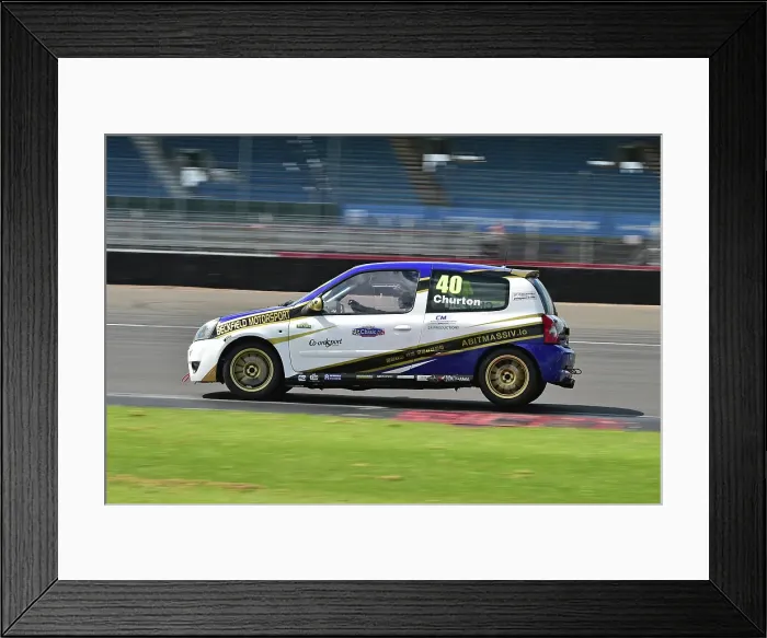 Framed Print : CM35_9236 Matt Churton, Renault Clio 182.jpg Framed Print : CM35_9236 Matt Churton, Renault Clio 182.jpg